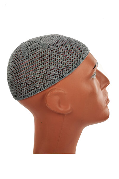 İhvan Luxury Steel Knitted Prayer Skull Gray 1 Piece