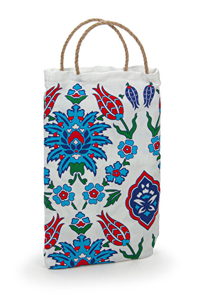 ihvan online Pestemal din bumbac imprimat cu gresie de lalele roșii