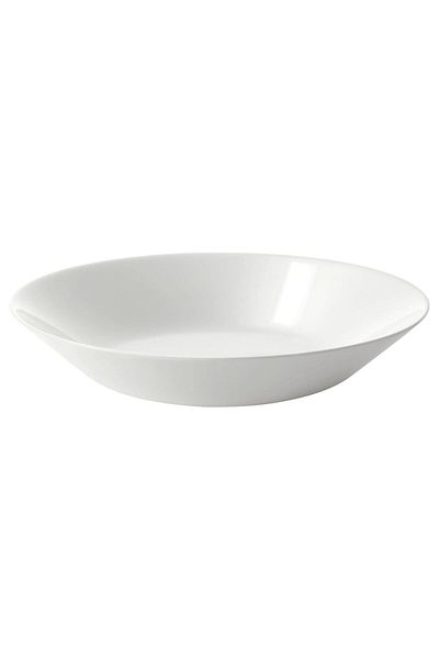 IKEA 6 Pieces 20 Cm White Deep Plate Dinner Plate Tempered Glass