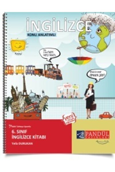 Pandül Yayınları Pandül 6. Sınıf Ingilizce Konu Anlatımlı Defter