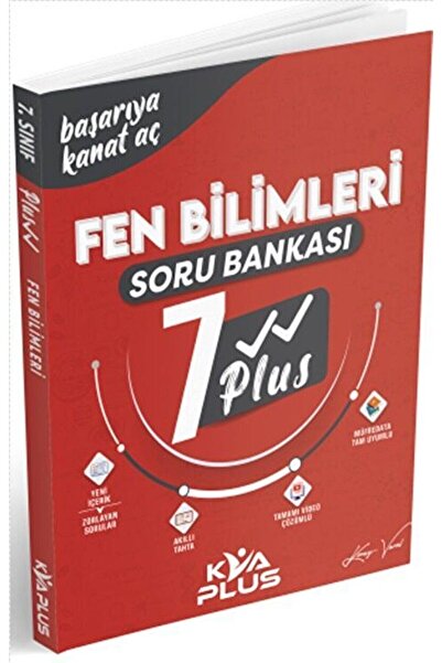 Koray Varol Akademi KVA Yayınları 7. Sınıf Fen Bilimleri Plus Serisi Soru Ban...