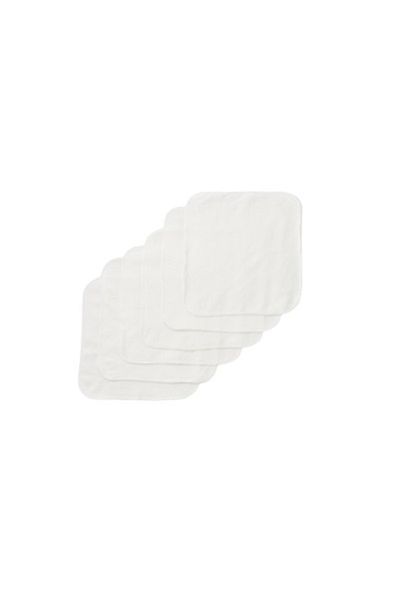 Bibaby Plain Ecru 6 Pack Handkerchief Ecru
