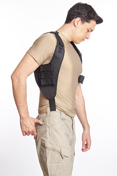 Burak Askeri Malzeme أسود عالمي Impertex تحت الإبط - يد يمين ويسار مزدوجة، حا...