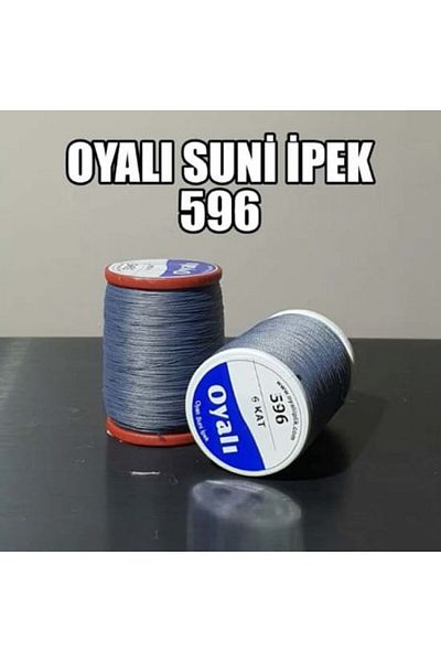 OYALI Τεχνητό μετάξι Νο:596 - Κλωστή κεντήματος με κέντημα 4 στρώσεων