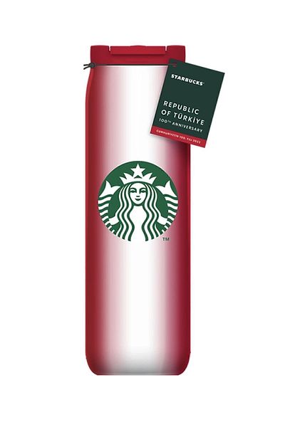 Starbucks ® 100th Anniversary Special Series Stainless Steel Thermos - Red - 473 ml -