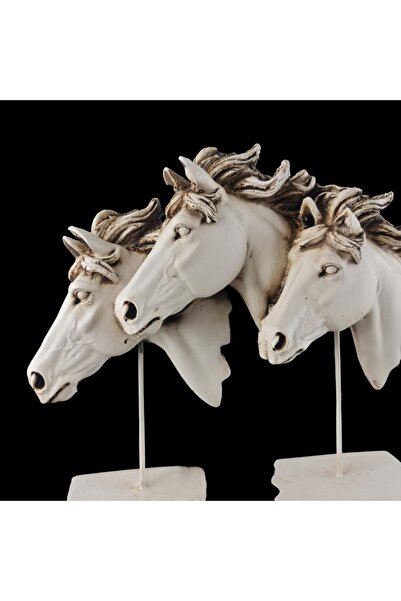 TEVFİK GÜNDAY DEKORASYON Ank-Standlı Atlı masaüstü biblo