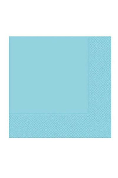 asöy 33x33 Cm 2-Ply 20-Piece Patterned Blue Colored Napkins