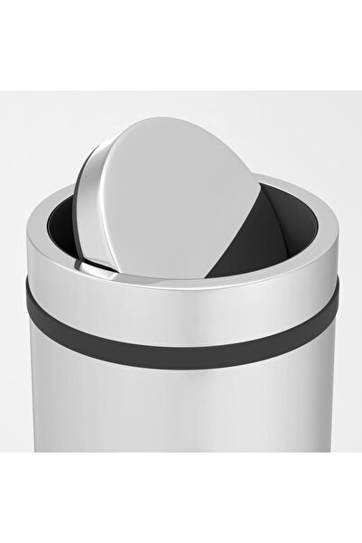 REYKA HİJYEN Swivel Lid Trash Can (16 Lt) Stainless Steel