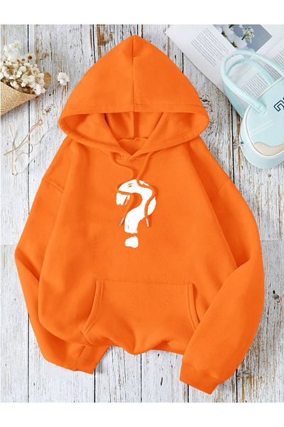 Revasser Soru Printed Unisex Cotton Oversize Hooded Sweatshirt