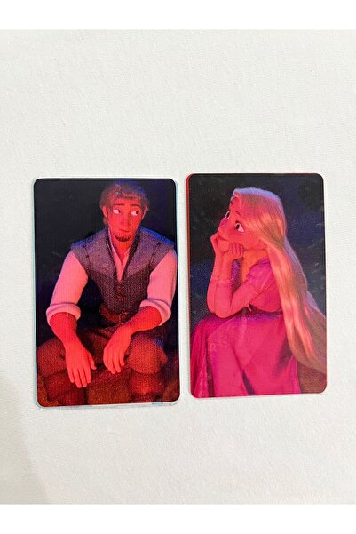 APEXİ RAPUNZEL&FLYNN BASKILI EĞLENCELİ 2'Lİ KART STİCKER KAPLAMA