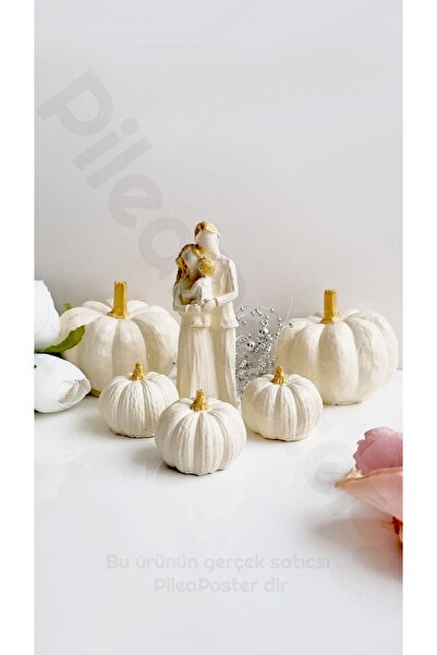 PP Handmade Dekoratif Bal Kabakları seti|Kabak Biblo|masaüstü dekor|dekoratif...