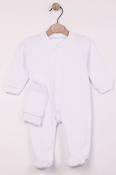Beniizle Unisex Baby Jumpsuit - 100% Cotton, Beret and Booties