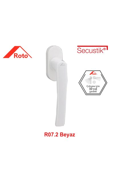 Roto Line Secustik PVC Window Door Handle White