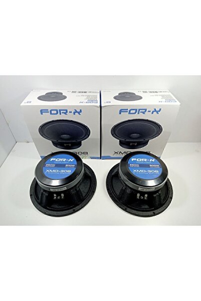 FORX5 20cm Midrange + For-x Çakmak – For-x 500w 250Rms Midrange Hoparlör – For-x XMD-308 Prof Midrange
