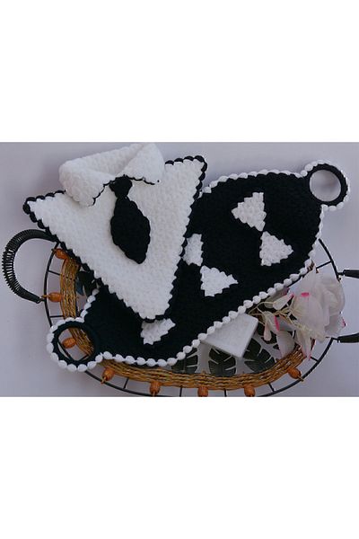 Oiz Story Hand Knitted 2-Piece Groom Bath Loofah (Dowry Box)