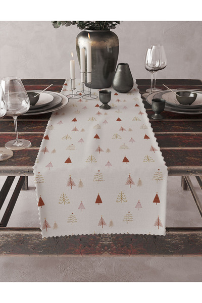 Ziu Home Yılbaşı,Yeniyıl,Christmas Desenli Runner