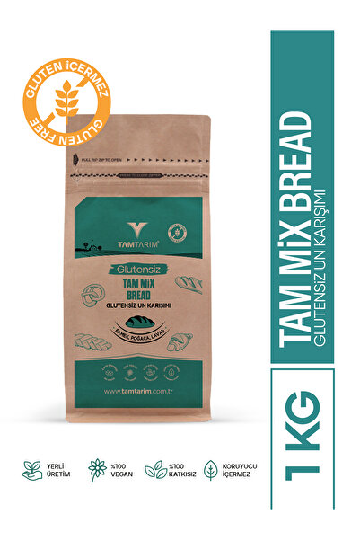 Tam Tarım Tam Mix Bread Glutensiz Un Karışımı – (Ekmek, Poğaça, Lavaş)