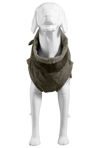 oyapet BambooLux ® NaturaL Bamboo - AdjuStabLe WaiSt Bathrobe, Super Water AbSorbent Luxury ToweL, for SmaLL and Large Breed