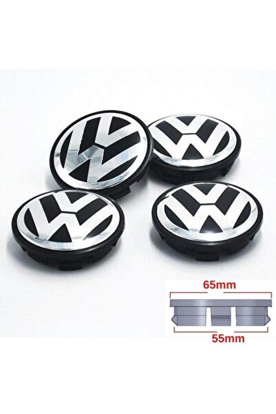 Genel Markalar Volkswagen Passat B8 Orjinal Tip Jant Göbeği 55-65mm