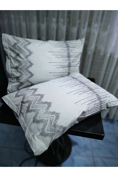Butik 2 Pcs 100% Cotton Ultra Quality Pillow Cover