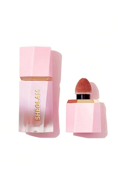 SHEGLAM COLOR BLOOM DAYGLOW LIQUID BLUSH SHIMMER FINISH, RISKY BUSINESS 5.2ML