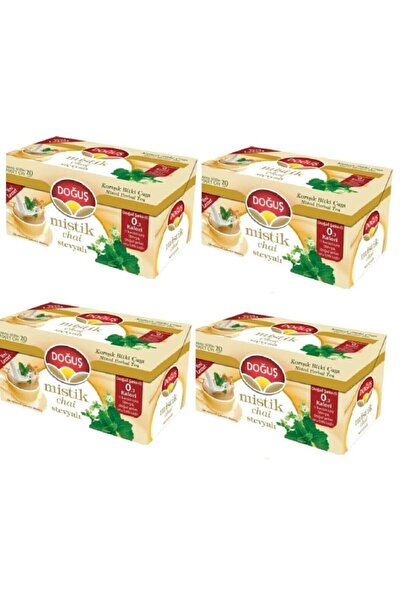 Doğuş Çay Doğuş Stevyalı Mistik Chai 4 Kutu 20'li Süzen Poşet Sallama Bitki Çayı