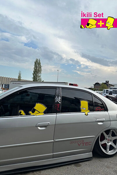 TKY Simpsons Cam Sticker Otomobil Dekoru