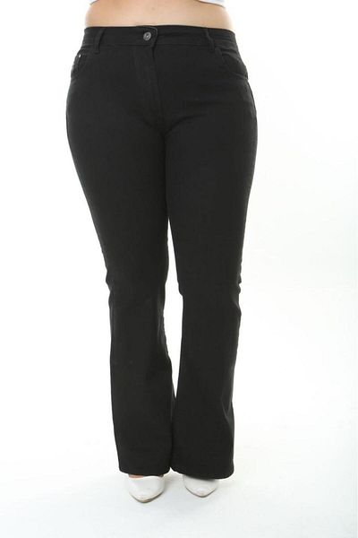 SERRA BÜYÜK BEDEN WOMEN'S SPANISH TROUSERS