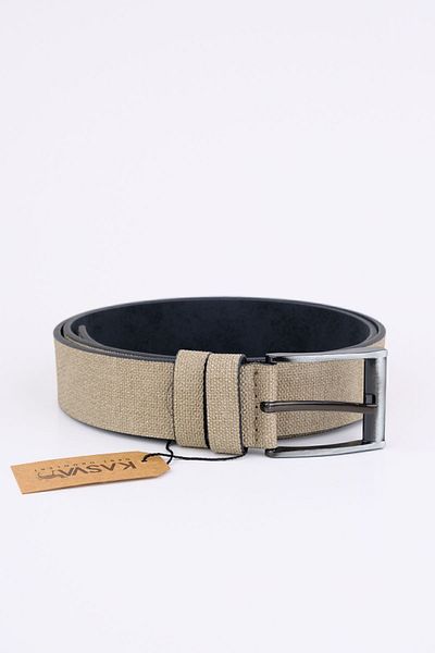 KASVA DERİ Men's Belt - 4 cm, Jeans and Canvas Compatible