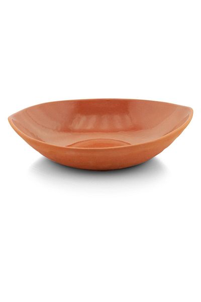 Viapot Gondola Salad Bowl Hot Pot Large Glazed Pottery Inside