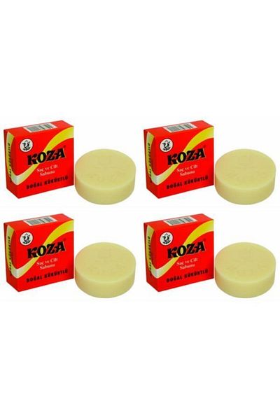 Koza صابون الكبريت الطبيعي 4&#39 قطعة