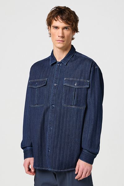 WRANGLER Pánské tričko Casey Jones Indigo
