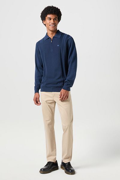 WRANGLER Ls Polo svetr - Black Iris