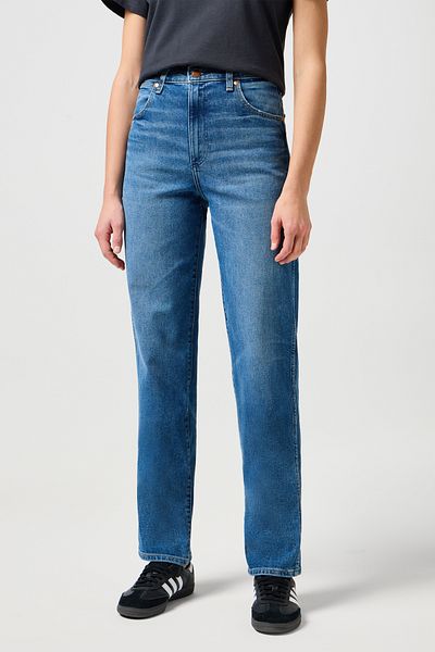 WRANGLER Máma Straight Smoke Slaná Voda