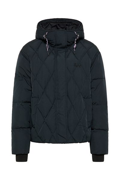Lee Kurzer Puffer Unionall - Schwarz