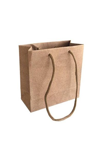 tüfekçioğlu KS Çanta Karton Minik Boy Kraft 11x11 Cm Naturel
