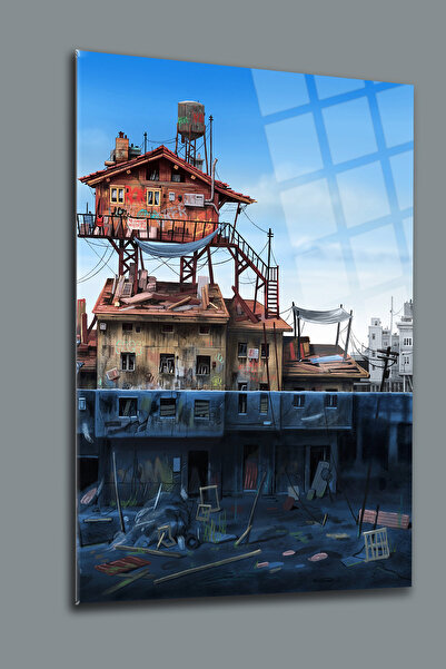 glassartdesign Pictură abstractă pe sticlă