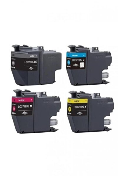 tecprint Brother Uyumlu Lc-3719xl (CMYK) 4 Renk Muadil Kartuş Takım Seti