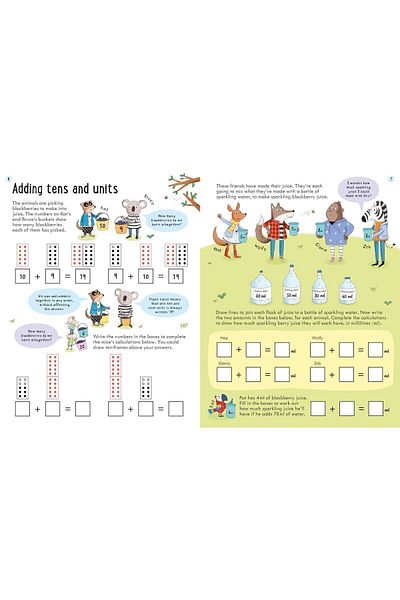 Usborne Yayınları Usborne Workbooks Adding And Subtracting| 7-8 Year Old Children's English Workbook