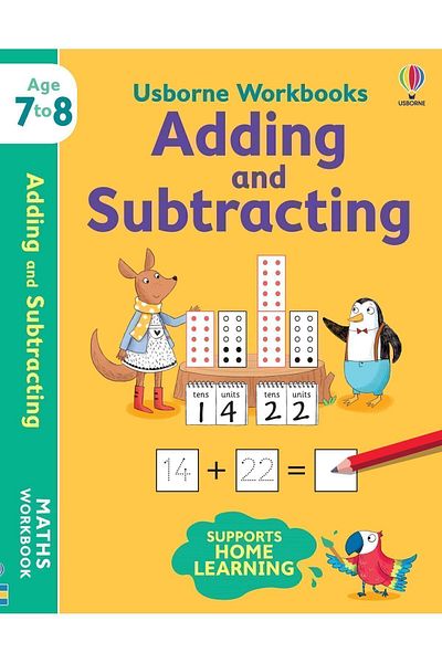 Usborne Yayınları Usborne Workbooks Adding And Subtracting| 7-8 Year Old Children's English Workbook