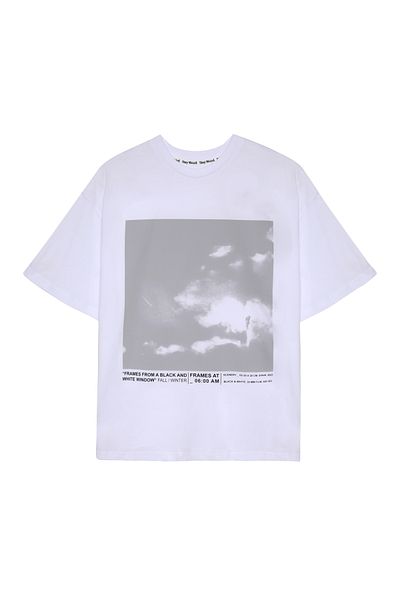 Quzu Tricou alb - Text imprimat
