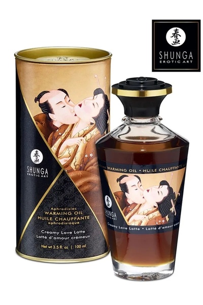 Shunga Warming Oil Creamy Love Latte Masaj Yağı 100 Ml