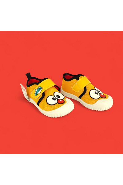 GEZER Unisex Παιδικές λινές παντόφλες - Αντιολισθητική βάση, Velcro Καθημερινή χρήση για το σπίτι, το σχολείο, το νηπιαγωγείο και το νηπιαγωγείο