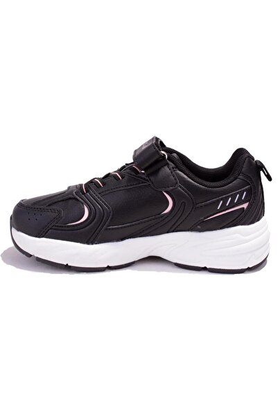 lumberjack Orthopedic Girl's Sports Shoes - Pol Pu, Black, Pink Casual