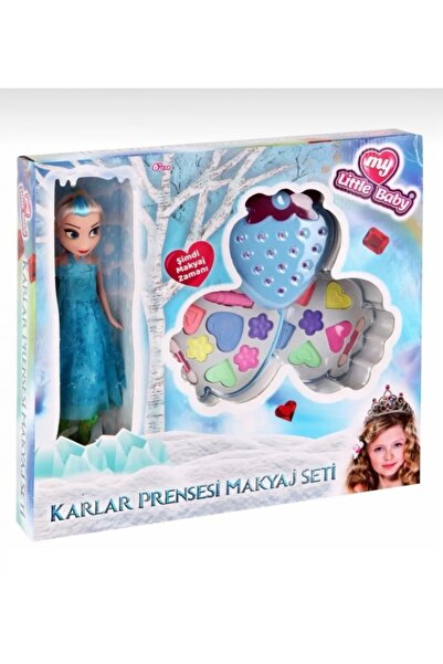 Genel Markalar Frozen Karlar Ülkesi Elsa Bebek Ve Sürülebilir Makyaj Seti