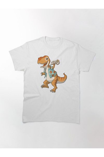 Pink Sky Loose Fit Unisex Just Keep Flying Design Printed T-Shirt