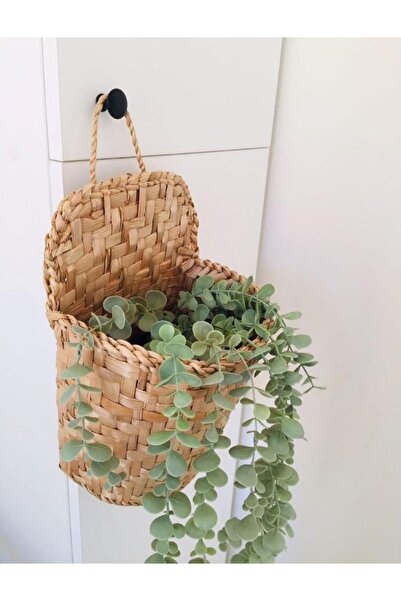 Aura design Hasır Sepet Mutfak Dekorasyonu, Gazetelik ,kapı Önü Dekoratif Sepet Modeli