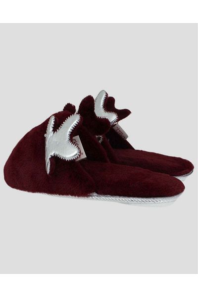 Chirpy Figured Mouse Patterned Women's Slippers