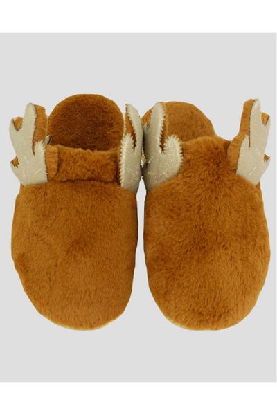Chirpy Figured Mouse Patterned Women's Slippers