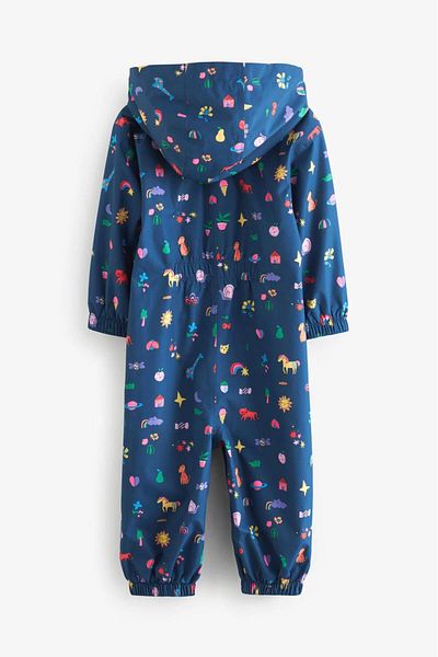 Next Navy Blue Cute Rain Jumpsuit